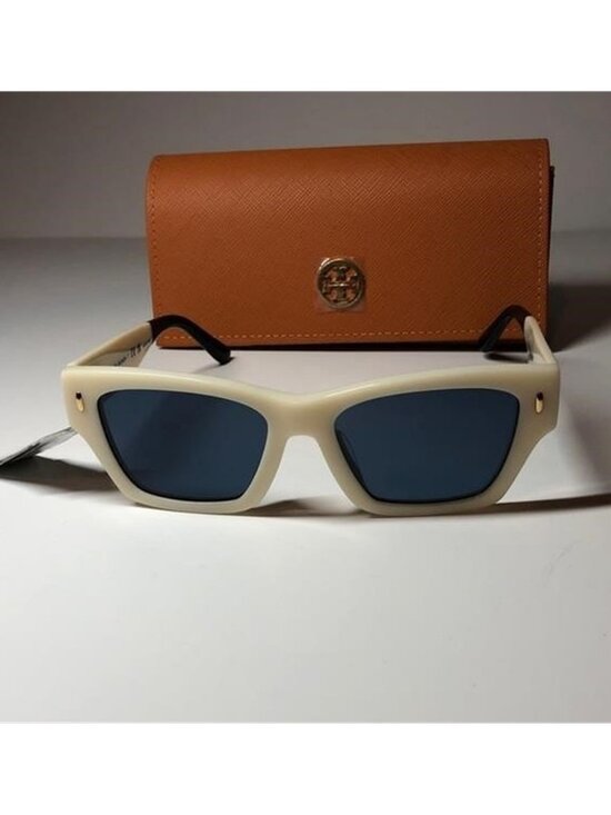 New Authentic Tory Burch TY7169U 1894/80 Cream Sunglasses with Case main image 4